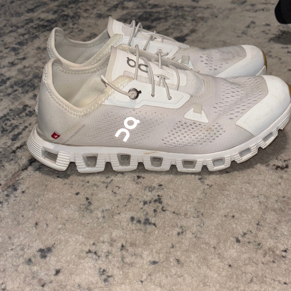 White Athletic Sneakers by On Cloud
